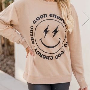 Like New Bring Good Energy Sweatshirt